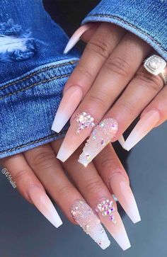 100 Wedding Nail Designs for Brides, bridal nails 2019,wedding nails bride,wedding nails with glitter, nails for wedding guest. #weddingnails #nailartdesigns #bridenails #bridalnails Nail Art Mariage, Nude Nail Designs, Nails Design With Rhinestones, Wedding Nail, Wedding Nails For Bride, Wedding Nails Design, Long Acrylic, Nail Art Wedding