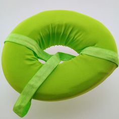 Lime CNH Donut Pillow, for ear pain relief, freeshipping - CNH Donut Pillow Ear Pressure, Donut Pillow, Donut Shape, Ear Care, Sleep Aid, Restful Sleep, Polyurethane Foam, Cavities, Good Night Sleep