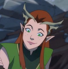 The Legend of Vox Machina Elf, Green, Red