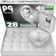 PREMIUM NOISE-BLOCKING COMFORT: Experience the ultimate in noise-blocking comfort with our custom moldable earplugs. Achieve a perfect fit for uninterrupted, restful sleep and wake up feeling refreshed and energized. 280 USES WITH BONUS CARRYING CASE: Each package includes 28 soft pillows, providing you with 280 uses. Break them in half and extend their usability. Our convenient carrying case ensures your noise-canceling earplugs stay clean and ready for whenever you need them. WATERPROOF EAR PR Earplugs For Sleeping, Ear Plugs For Sleeping, Swimmers Ear, Sound Blocking, Silicone Ear Plugs, Hearing Protection, My Other Half, Ear Protection, Earplugs