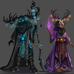 two characters from the video game world of warcraft