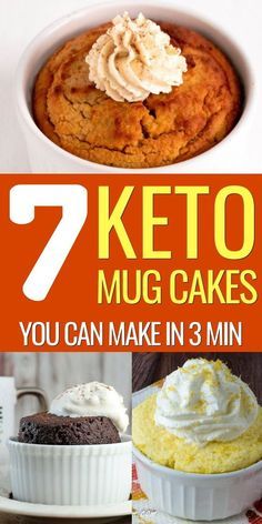 seven keto mug cakes you can make in 3 minutes