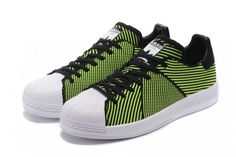 ADIDAS SUPERSTAR NIGO BEARFOOT PRIMEKNIT LIGHT GREEN BLACK S82246 Light Green, Green, Black