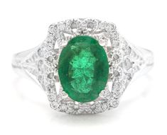 1.50 Carats Natural Emerald and Diamond 14K Solid Yellow Gold Ring Suggested Replacement Value: $4,500.00 Total Natural Green Emerald Weight is: Approx. 1.50 Carats (transparent) Emerald Measures: Approx. 9.00 x 7.00mm Natural Round Diamonds Weight: 0.20 Carats (color G-H / Clarity SI1-SI2) Ring total weight: Approx. 4.1 grams Disclaimer: all weights, measurements and colors are approximate and may vary slightly from the listed dimensions or as seen in the image. All pictures are magnified to sh Formal Oval Clear Rings, Elegant Clear Gemstone Ring, Elegant Clear Rings For Formal Occasions, Formal White Emerald Ring With Vvs Clarity, Luxury Clear Rings For Anniversary, Emerald Gem, Etsy Gold Ring, Tanzanite Ring, Blue Sapphire Diamond