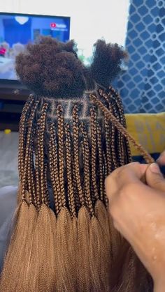 Big Box Braids With Curls At The End, Beads And Curls Box Braids, Quick Easy Hairstyles For Black Women With Weave Braids, Curled Braids With Hot Water, Crochet Knotless Box Braids, Hot Water Braids Curls, Wet N Wavy Braids, Curling Braids With Hot Water, Water Curls Braids