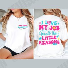 "Personalized School Nurse Shirts, I Love my Job For All Little Reasons, PreK Elementary School Nurse Appreciation Gift,Custom Back To School Welcome to Macievision Shop! I am so happy to see you here. HOW TO ORDER 1. Select the shirt 𝗦𝘁𝘆𝗹𝗲 2. Select the 𝗦𝗶𝘇𝗲 3. Select the shirt color 4. Select the quantity, 5. Click 𝗔𝗗𝗗 𝗧𝗢 𝗖𝗔𝗥𝗧. If you want to buy more than one, please go back to the listing and repeat the steps. \"If you have any question, please send us a message.\" BRAND If you want a specific brand, please send us a message right after you place the order. Otherwise, we will send you the t-shirt according to what we have in stock. SIZE CHART We suggest you choose the size you usually wear. They are true to size. CARE INSTRUCTIONS Turn the sweatshirt inside out before School Nurse Shirts, School Nurse Appreciation Gifts, School Nurse Appreciation, School Nurse Office Decorations, School Nurse Office, Sweater Drying Rack, Nurses Office, Nurse Shirts, School Health