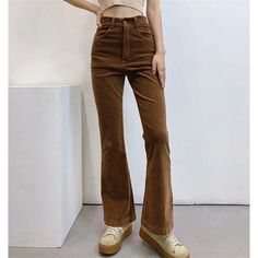 Lizakosht Corduroy Velvet Women Autumn Winter Long Pants Brown Black Casual Elegant Female Ladies Trousers Size(CM) Length Waist Hip S 98 62 87 M 101 66 91 K 104 70 95 Corduroy Pants For Fall, Full-length Corduroy Pants For Fall, Winter Corduroy Full Length Bottoms, Winter Full-length Corduroy Bottoms, Fall Full-length Corduroy Pants, Stretch High Waist Corduroy Pants, Non-stretch Straight Leg Winter Bottoms, Trendy Mid-rise Winter Pants, Trendy Mid-rise Pants For Winter