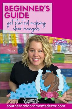 the beginner's guide to getting started making door hangers for your horse