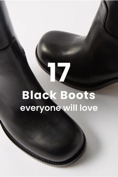 For the cold weather of winter, a pair of boots is an essential. And, while it’s fun to shop brown shearling, colorful hiking boots, statement-making colors, and sparkle, just to name a few—it’s the black boots that’s the true wardrobe staple. Making Colors, Bottega Veneta Boots, Black Dress Boots, Girls Black Boots, Manolo Blahnik Black, Black Ugg Boots, Black Rain Boots, 17 Black