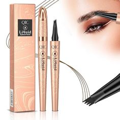 【3D Microbladed Eyebrow Pencil】Our 3D four-tip eyebrow pencil creates natural strokes for a clear, natural look, making it easy to create perfect eyebrows.
【Create Natural Eyebrow Makeup】Delivers precise color as you apply color, seamlessly blending and enhancing your natural brow shape for natural-looking eyebrows.
【Long lasting waterproof】The new brow pencil's long-lasting formula ensures your makeup stays put all day, through sweat, rain, and even water activities, ensuring your brows stay flawless from dawn to dusk. Natural Brows