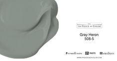 Gray Heron is a part of the collection by PPG Voice of Color®. Browse this paint color and additional collections for more paint color inspiration. Modern Farmhouse Colors, Kids Bathroom Vanity, Gray Heron, Farmhouse Colors, Grey Heron