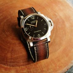 This Panerai Watch Band is made from premium cowhide leather which is done by hand on every single stages ,with traditional way to create strap. Include Buckle ( available Silver or Black color ) Strap : Material : Genuine Premium Leather, The Patina will develop in the leather during wearing time The leather is soft and very comfortable, no need break in period. Stitching and edge color can be changed on request. Thickness : For Panerai strap around 3.5 - 4 mm Our Strap Measurement : - 110/65mm Brown Leather Strap For Round Dial Watches, Brown Watch Bracelet Strap With Round Dial, Brown Watch With Bracelet Strap And Round Dial, Brown Leather Strap Watch Accessories, Vintage Silver Leather Watch Accessories, Leather Watch Accessories With Stainless Steel Clasp, Leather Watch Band With Palladium Hardware As Gift, Silver Leather Watch Bands With Round Dial, Silver Leather Watch Bands With Stainless Steel Clasp