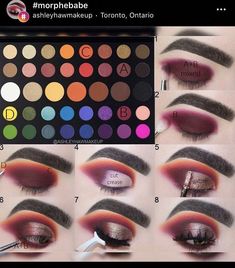 Morphe X James Charles Looks, Eyeshadow Looks James Charles Palette, Morphe Palette Looks