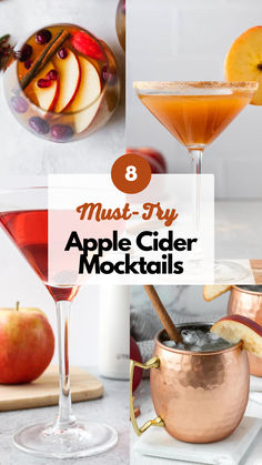 Apple Cider Mocktails Cold Apple Cider Drinks Nonalcoholic, Apple Cider Mocktail Recipe, Hot Apple Cider Mocktail Non Alcoholic, Sparkling Apple Cider Mocktail Non Alcoholic, Spiced Apple Cider Non Alcoholic, Best Apple Cider, Best Non Alcoholic Drinks, Sparkling Lemonade, Orange Sorbet