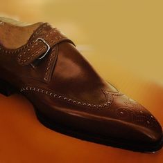 Men's British Style, Brown Oxfords, Monk Strap Shoes, Brown Leather Shoes, Tassel Loafers, Strap Shoes, Leather Tassel, Monk Strap, Formal Shoes