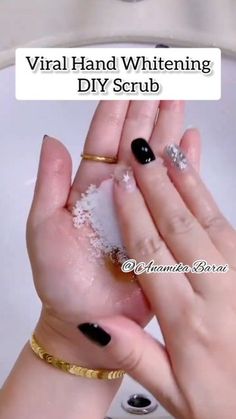 Hand Whitening, Natural Beauty Recipes, Diy Scrub, January 12, Beauty Recipe, Natural Beauty