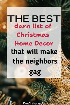 Christmas Home Decor Ideas Luxe Decor, Look Expensive, Small Living Rooms