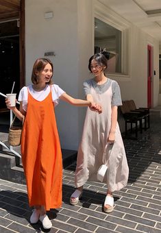 Vintage Matching Set Outfit, Korean Dress Outfit, Summer Fashion Korean Style, Rok Outfit, Daily Style, Casual Style Outfits, Looks Style, Looks Vintage, Retro Outfits