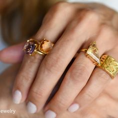 Classic and trendy ring in yellow gold 18 Karat with Amethyst and Citrine Cushion cut. 18K Yellow Gold. Amethyst 4tcwCitrine 4.075tcw 9.7gmSize 7 Resize available under request. Thank you for visiting our shop!Also, Follow us on Instagram https://www.instagram.com/dmkjewelryny/ Luxury Amethyst Ring With Gemstone Accents As Gift, Fine Jewelry Yellow Gold Amethyst Open Ring, Modern Yellow Gold Amethyst Ring For Wedding, Modern Yellow Gold Amethyst Wedding Ring, Luxury Citrine Topaz Ring With Gemstone Accents, Luxury Citrine Gemstones For Wedding, Luxury Yellow Gold Amethyst Ring With Gemstone Accents, Luxury Gold Rings With Gemstone Accents, Fine Jewelry Amethyst Gold Ring