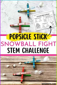 Get ready to elevate your winter homeschool fun to an exciting new level with a thrilling STEM activity! Unleash the power of physics and creativity using a Popsicle stick catapult for an epic snowball fight this Christmas. Explore the amazing world of science and engineering while turning your festivities into a learning adventure! #ChristmasSTEMActivities #WinterSTEMChallenge Girl Scout Stem Activities, Winter Stem Challenges, Popsicle Stick Catapult, Winter Homeschool, Christmas Stem Activities, Winter Stem, Stem Activities Preschool, Homeschool Fun