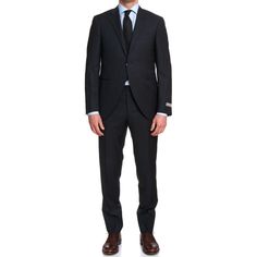 CANALI 1934 Dark Gray Travel Water Resistant Wool 1 Button Suit EU 50 US 40 Slim Fit CANALI Luxury Single Button Three-piece Business Suit, Classic Custom Fit Suit For Office, Classic Custom Fit Office Suit, Luxury Three-piece Suit With Single Button For Office, Classic Three-piece Suit Custom Fit For Office, Classic Custom Fit Three-piece Suit For Business, Classic Custom Fit Three-piece Suit For Office, Classic Custom Fit Three-piece Office Suit, Classic Slim Fit Suits For Business Meetings