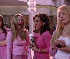 the mean girls are all laughing together