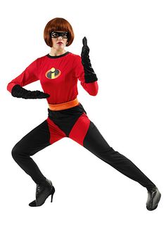 Mrs. Incredible Kostüm  #superheld #superhero #disney Incredibles Costume, Mrs Incredible, Book Character Costumes, Villain Costumes, Hero Costumes, Costume Collection, Superhero Party, Costume Shop