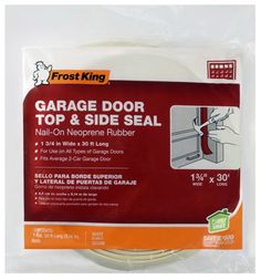 Hardware store usa |  30' WHT Weather Seal | SG30WH | THERMWELL Garage Door Weather Seal, Garage Door Weather Stripping, Garage Door Threshold Seal, Garage Door Threshold, White Garage Doors, Garage Door Seal, White Garage, Garage Door Parts, Garage Door Replacement