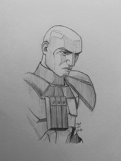 Traditional graphite sketch of Captain Rex of Star Wars : The Clone Wars. Appearance similar to his in Season 7 episode 12 of The Clone Wars. Slighting facing the right side, face down, with a broken, sad look in his eyes. Star Wars Art Drawings, Star Wars History, Geeky Art, Star Wars Drawings, Star Wars Concept Art, Star Wars Wallpaper, Simple Cartoon, Star Wars Fan Art, Star Wars Clone Wars