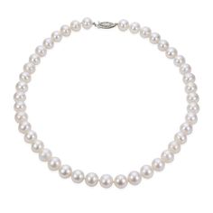 Imperial Pearls 16" 14K 7-7.5mm Cultured Freshwater Pearl Necklace Get back to basics, beautiful basics. Timelessly classic, this all-occasion strand is a must-have for every collection.  Design Information       Cultured freshwater pearls     Individually knotted to strand Classic Everyday Single Strand Pearl Necklace, Classic Single Strand Pearl Necklace For Everyday, Classic Round Pearl Necklace For Everyday, Classic Everyday Round Pearl Necklace, Classic Everyday Necklaces With Round Beads, Classic Single Strand Necklace For Anniversary, Classic Jewelry With Sterling Silver Clasp, Classic Single Strand Jewelry For Everyday, Old Lady Halloween