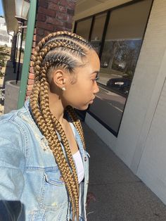 Cornrows Braids For Black Women, Braids Cornrows, Goddess Braids Hairstyles, African Hair Braiding Styles, Blonde Braids, Braids Hairstyles Pictures