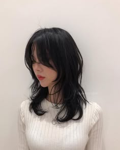 Medium Length For Wavy Hair, Corte Mullet, Anatomy Practice, Haircuts For Medium Hair, Alternative Hair