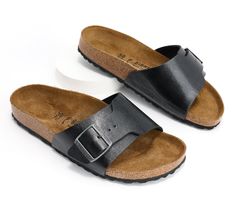 Freshen up your warmer weather options with these Catalina slide sandals -- a simple silhouette with an adjustable cross strap for creating that just-right fit. From Birkenstock Outdoor Open Toe Slippers, Outdoor Slides With Buckle Closure, Adjustable Leather Footbed Slide Slippers, Adjustable Leather Footbed Slippers, Adjustable Leather Slide Slippers, Adjustable Slide Footbed Sandals With Cork-bed Midsoles, Classic Slide Footbed Sandals For Beach, Adjustable Footbed Slide Sandals For Outdoor, Adjustable Slide Footbed Sandals For Outdoor