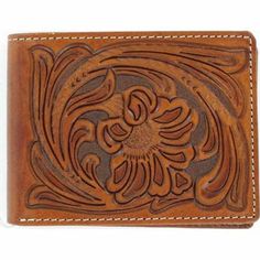 Nocona Embossed Leather Bifold Wallet with Removable Passcase, N5490608 Brown Embossed Leather Wallet, Brown Hand Tooled Trifold Wallet, Brown Embossed Wallet For Everyday Use, Western Style Brown Leather Wallet, Classic Embossed Leather Wallet, Classic Embossed Bifold Wallets, Western Style Leather Rectangular Wallet, Western Style Brown Trifold Wallet With Card Slots, Western Leather Wallets With Card Slots