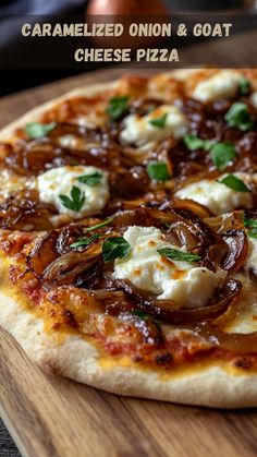 a pizza sitting on top of a wooden cutting board