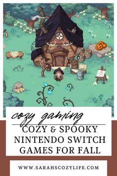 cozy living, nintendo switch, halloween, spooky season, fall vibes, fall aesthetic, cozy gaming, gamer girl, gaming setup Halloween Video Game, Spooky Games, Video Games List, Phone Games