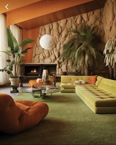 70s Living Room, 70s Interior Design, 70s House, 70s Interior, Retro Interior Design, 70s Home, 70s Home Decor, Casa Vintage, Mid Century Modern Living