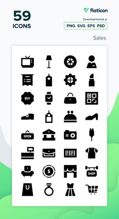 the icons are displayed in black and white