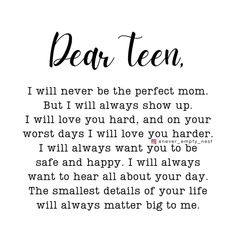 Teenage Daughter Quotes, Mothers Love Quotes, Parenting Knowledge, Mom Life Quotes, I Love My Daughter