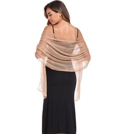 PRICES MAY VARY. High quality upgraded sheer fabric, the shawl wrap is super soft and comfortable, Smooth.Lightweight, and Breathable,suitable for all seasons. silky chiffon shawls available in two sizes:79’’×18’’(200×45cm),79’’×27’’(200×70cm).great to wear it as a scarf, shawl or wrap for women. Available in different Classic colors; such as:Black,Blush,Light Grey,White,Ivory,Navy Blue,Champagne;Great match your different dresses in different Occasion. These shawls Scarves are perfect for match Copper Dress With Shawl, Navy Blue Dress With Shawl, Shawl Over Dress, Shawl For Formal Dress, Wedding Guest Shawl, Gown With Scarf, Bridesmaid Scarves, Dress Shawl, Blue Champagne