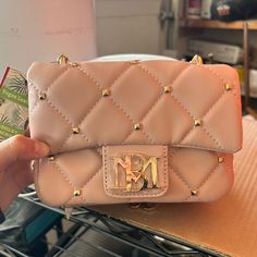 Small Nude Pink Purse. Originally 130 Chanel Double Flap, Louis Vuitton Sarah Wallet, Laptop Messenger Bags, Grey Leopard Print, Leather Fanny Pack, Pink Purse, Crossbody Clutch, Nude Pink, Signature Print