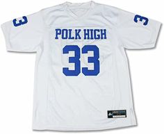 A classic throwback of Al Bundy Polk High Football jersey has landed at Jersey Nation. Inspired by the fan favorite movie and made with breathable mesh with sweat-wicking technology to help keep you cool and dry whether you’re burning up the field or just keeping it casual around town. This jersey is a must-have this season. Available now at Jersey Nation while stock lasts!- Al Bundy Polk High Football Jersey- Fully embroidered graphics: Team, Name, Number detailing, logo- Premium tackle twill s White Varsity Jersey With Moisture-wicking, White Cotton Fan Gear Jersey, White Cotton Jersey For Sports Fans, White Breathable Cotton Jersey, White Sporty Fan Merchandise Jersey, White Sporty Jersey For Fan Merchandise, Throwback White Sports Jersey, White Sporty Jersey For Fans, White Moisture-wicking Jersey For Fans