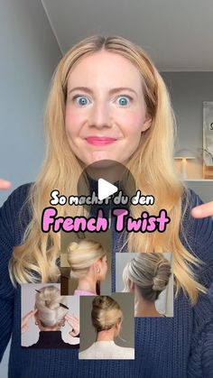 Selina Calvin ✨Haarpflege | Haarstyling | Blowouts on Instagram: "Sagst du auch zu der Frisur einfach „BANANE“?🍌😅

#frenchtwist #steckfrisuren #frisuren #haare" French Twist, Twist, Hair Styles, Hair, On Instagram, Beauty, Instagram