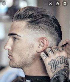 Slick Back Hairstyles, Barber Haircuts