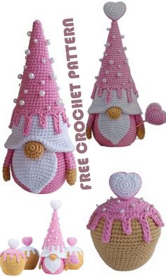 crochet patterns for christmas trees, cupcakes and other things to make