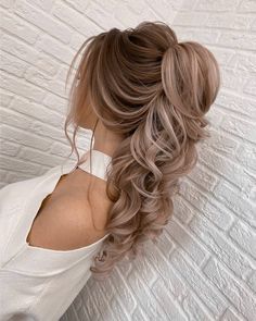 Prom Ponytail, Half Updo, Hairstyles For Long Hair, Wedding Hairstyles For Long Hair, Braids For Short Hair