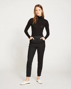 ComfortDenim Dont Call Them Jeggings - Black | Universal Standard Dark Wash Jeggings For Work, Stretch Jeans For Workwear In Winter, Stretch Jeans For Winter Workwear, Black Tight Straight Leg Jeggings, Winter Stretch Jeans For Workwear, Tight Black Straight Leg Jeggings, Black Straight Leg Jeggings For Fall, Fall Stretch Cropped Leg Jeggings, Black Straight Leg Jeggings For Work