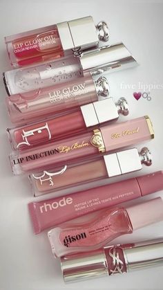 Ysl Lipstick Aesthetic, Dior Lippies, Ysl Lipgloss, Lippies Collection, Ysl Products, Ysl Lip Gloss, Makeup Ysl, Skincare Headband