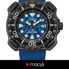 in stock Blue Chronograph Watch With 10atm Water Resistance For Outdoor, Blue Outdoor Watch With 10atm Water Resistance, Blue Chronograph Diving Watches, Blue Diving Chronograph Watches, Blue Diving Watch With Chronograph, Blue Automatic Watch For Outdoor, Blue Diving Watch With Round Dial, Dove Men, Citizen Eco