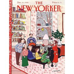 the new yorker magazine cover shows people in an office